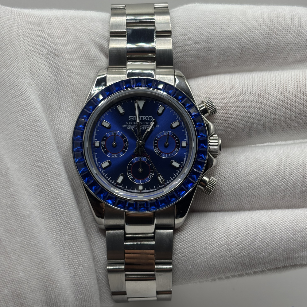Daytona Raimbow Bleue Chronographe
