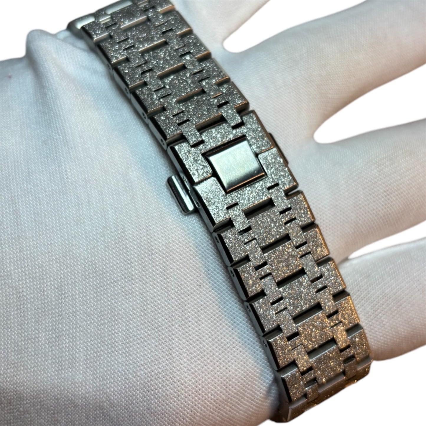 bracelet royal oak frosted brillant montre automatique 