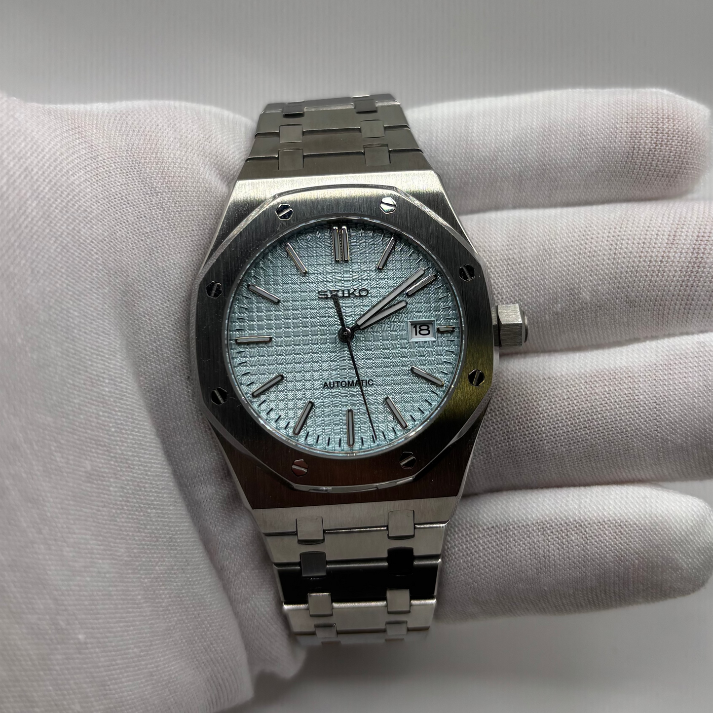 SeikoMod RoyalOak Bleue Ciel