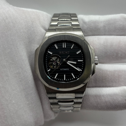 SeikoMod Nautilus noire
