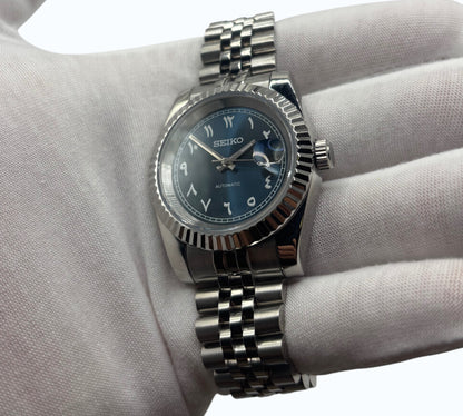 Seiko Mod arabic dial Bleue marine
