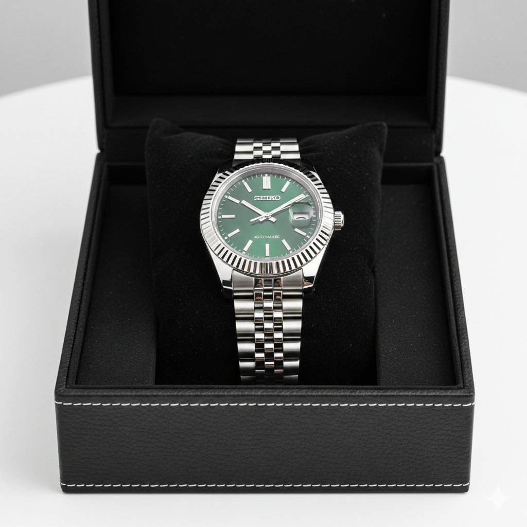 datejust cadran vert automatique ver en saphir 