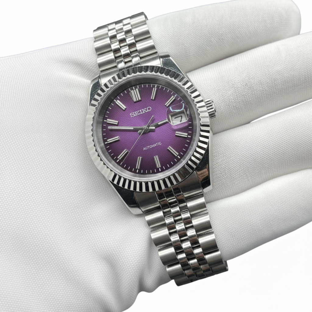 Seiko Mod Datejust Violette