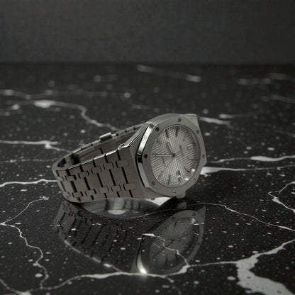 seiko royaloak blanche 41mm montre étanche à mouvement nh35 
