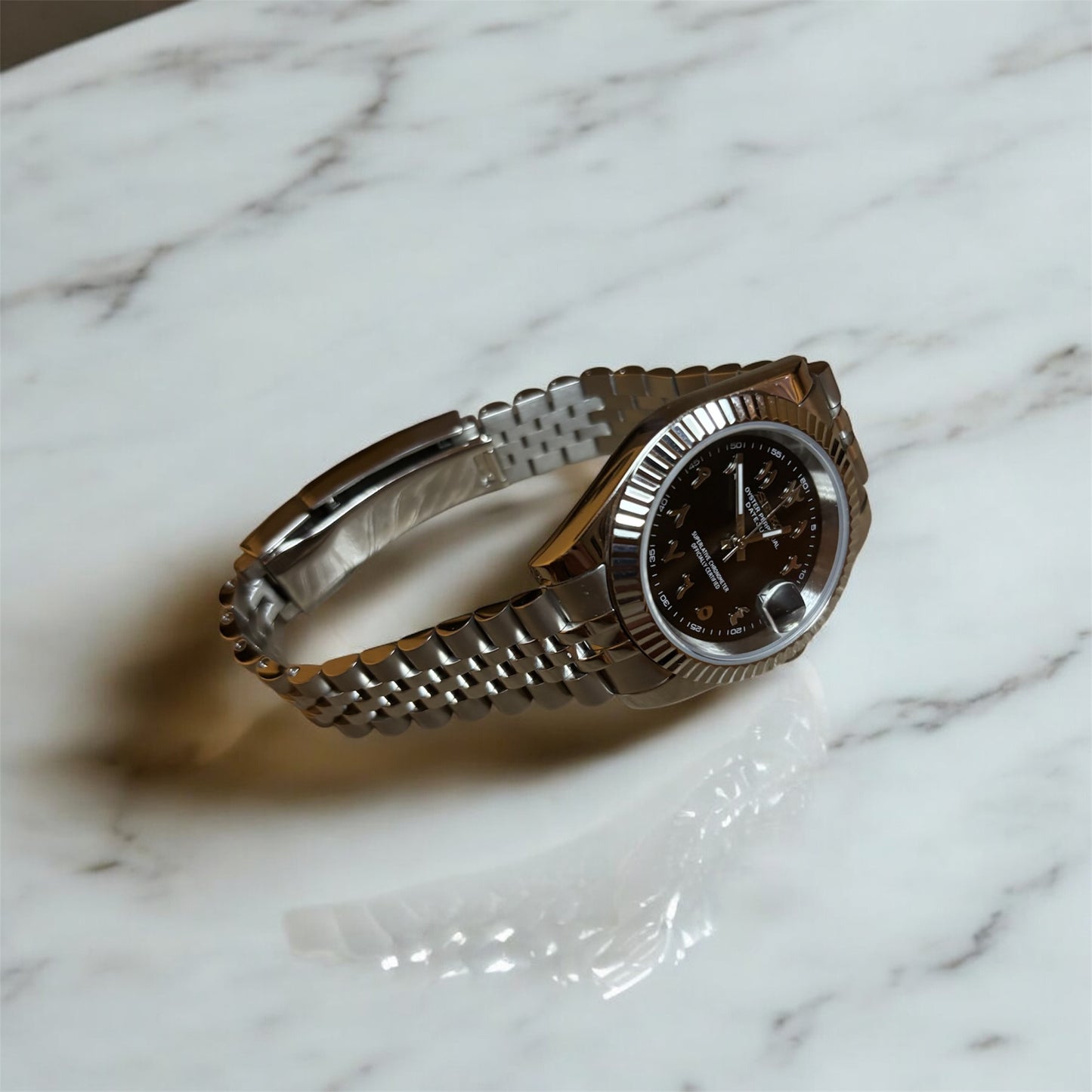 Seiko Mod Arabic dial noire