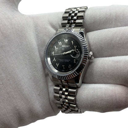 Seiko Mod Arabic dial noire